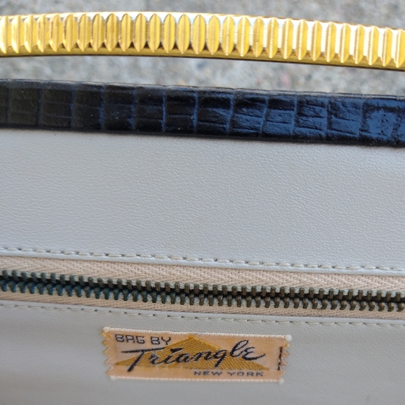 1950\'s 1960\'s BLACK CLUTCH PURSE vintage purse